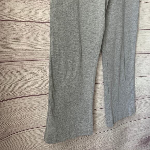 Vintage Mossimo Stretch Light Gray Capri Pants High Waisted Cotton Blend Size M - Picture 10 of 12
